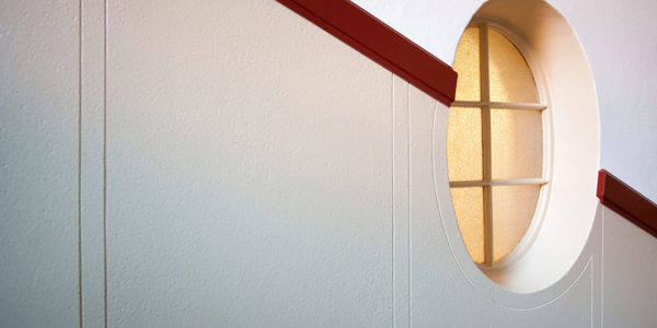 Wand mit Fenster