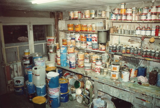 Malerwerkstatt um 1989